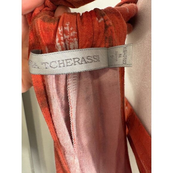 Silvia Tcherassi red Abstract Draped Dress – Made in Colombia - Picture 8 of 10